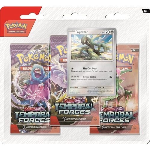 Temporal Forces - 3-Pack Blister - Cyclizar - Pokemon TCG